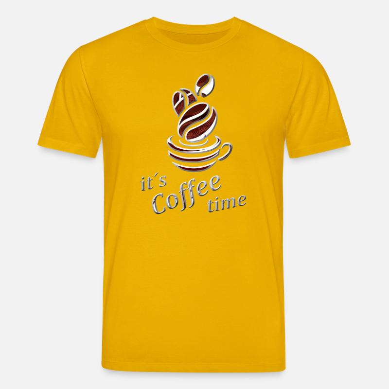Kaffee Trinker - Stanley/Stella Unisex Bio-T-Shirt CREATOR  - Spektralgelb