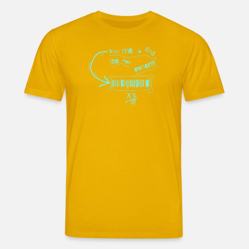Finden Sie den Barcode des Eigentümers - Stanley/Stella Unisex Bio-T-Shirt CREATOR  - Spektralgelb