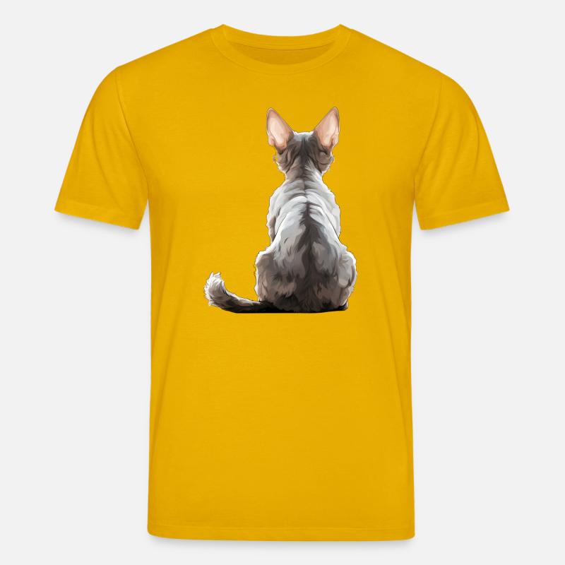 Devon Rex Katze - Stanley/Stella Unisex Bio-T-Shirt CREATOR  - Spektralgelb