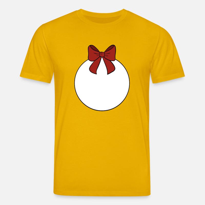 Weihnachtskugel  - Stanley/Stella Unisex Bio-T-Shirt CREATOR  - Spektralgelb