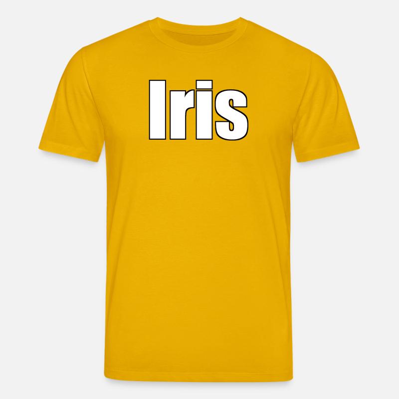 Iris - T-shirt bio CREATOR Stanley/Stella Unisexe - jaune spectre