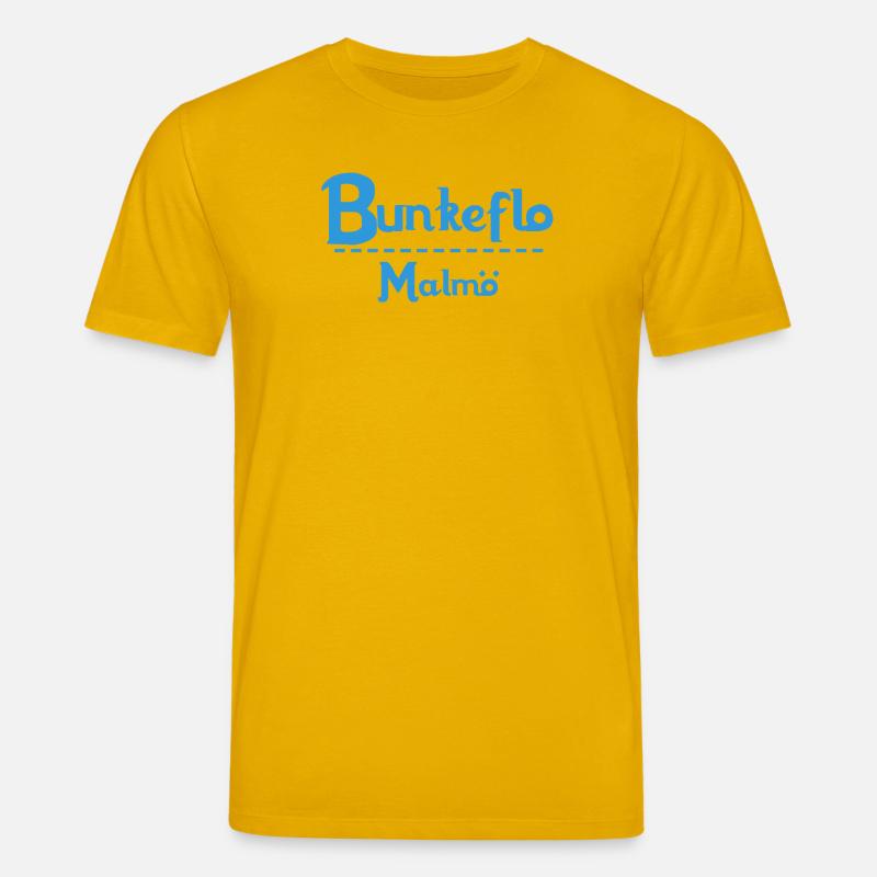 Centrum Malmö – Blue Text Design - Stanley/Stella Unisex Bio-T-Shirt CREATOR  - Spektralgelb
