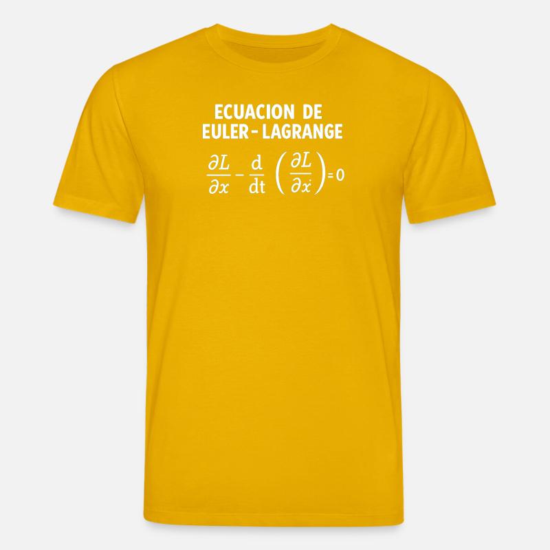 EC-EULER-LAGRANGE - T-shirt bio CREATOR Stanley/Stella Unisexe - jaune spectre