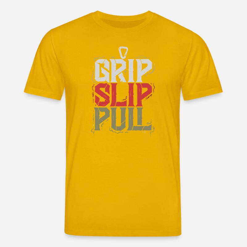 Grip Slip Pull - T-shirt bio CREATOR Stanley/Stella Unisexe - jaune spectre