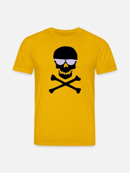 Piratl_mit_brille - T-shirt bio CREATOR Stanley/Stella Unisexe - jaune spectre