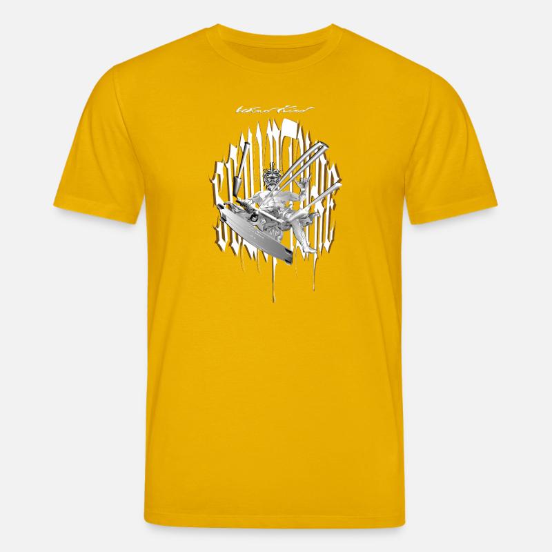 Windkrieger Sculpture  - Stanley/Stella Unisex Bio-T-Shirt CREATOR  - Spektralgelb