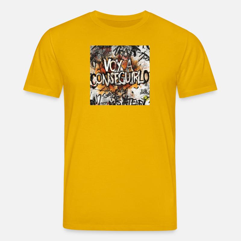 Ich werde es Graffiti machen - Stanley/Stella Unisex Bio-T-Shirt CREATOR  - Spektralgelb