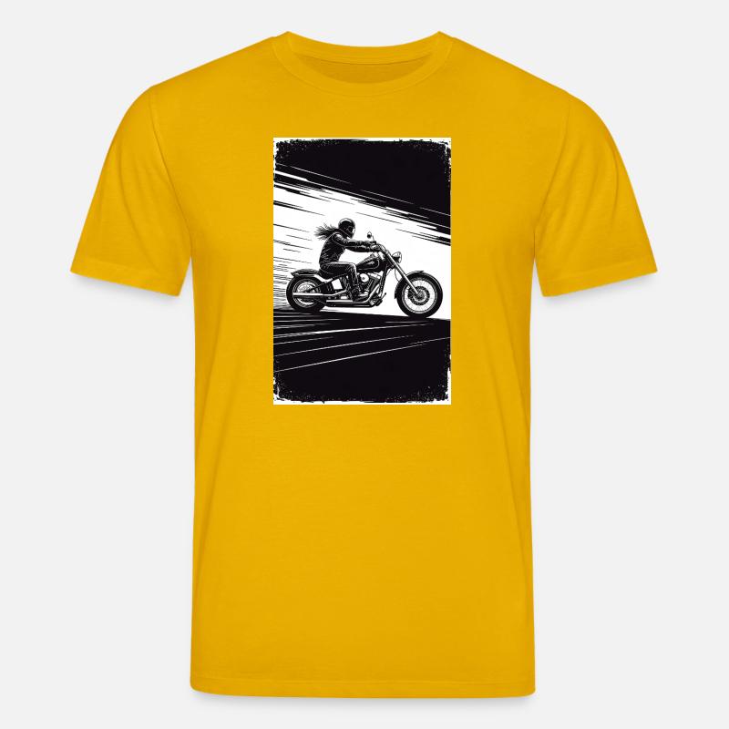 Chopper_Biker_Artwork_Collection_R02 - Stanley/Stella Unisex Bio-T-Shirt CREATOR - Spektralgelb