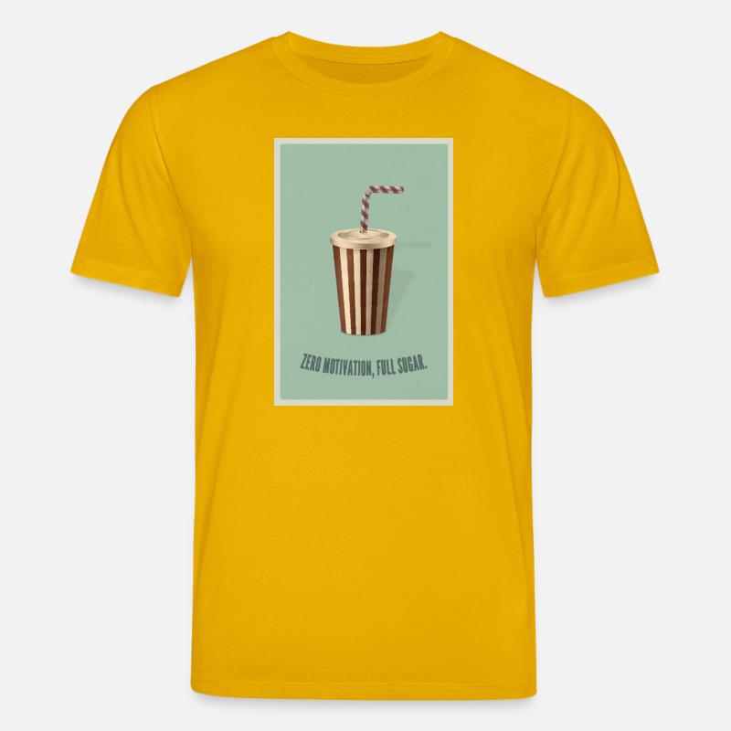 Zero Motivation Full Sugar  - Stanley/Stella Unisex Bio-T-Shirt CREATOR  - Spektralgelb