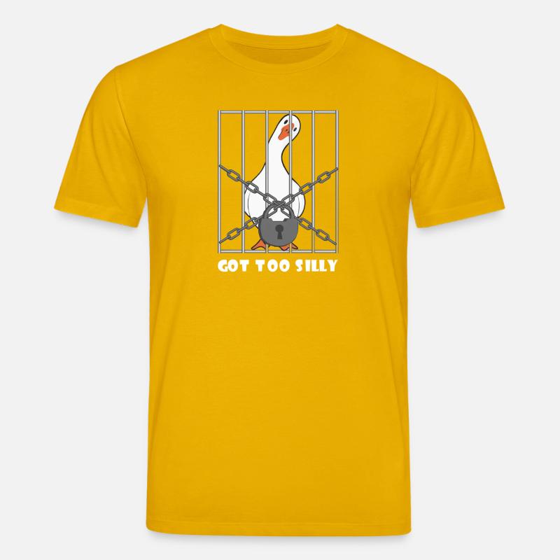 Goose – Wurde zu albern - Stanley/Stella Unisex Bio-T-Shirt CREATOR - Spektralgelb
