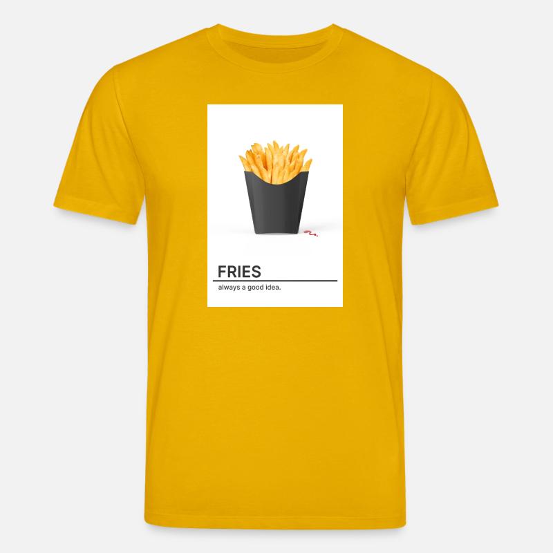 Fries Always A Good Idea - Stanley/Stella Unisex Bio-T-Shirt CREATOR - Spektralgelb