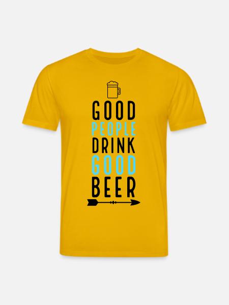 Bière - T-shirt bio CREATOR Stanley/Stella Unisexe - jaune spectre