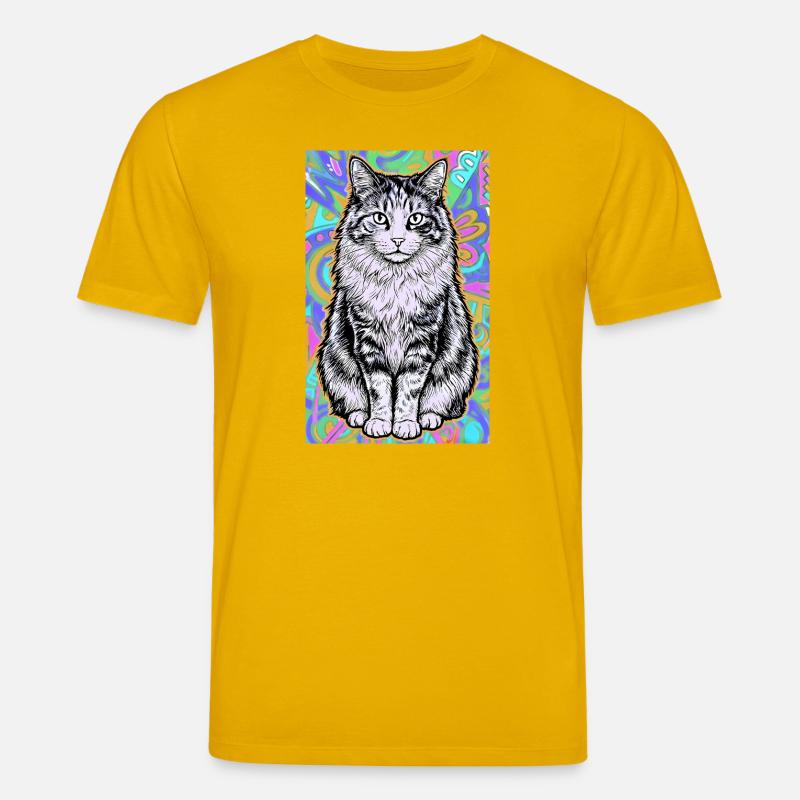 chat - T-shirt bio CREATOR Stanley/Stella Unisexe - jaune spectre