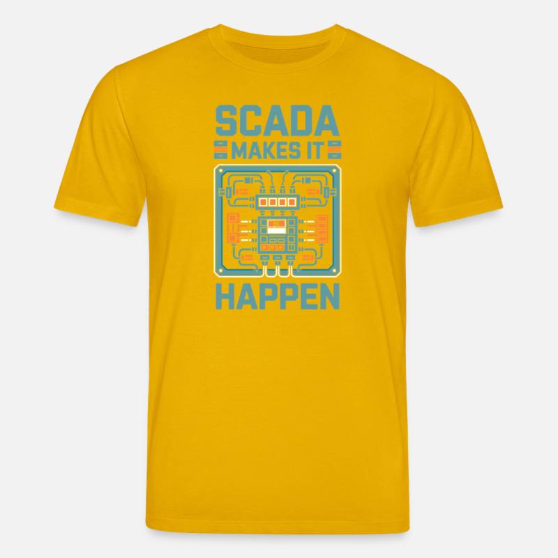  SCADA Makes It Happen Automatisierung Technik - Stanley/Stella Unisex Bio-T-Shirt CREATOR  - Spektralgelb