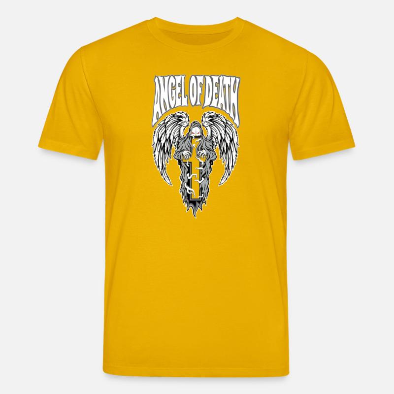 Todesengel Gotik-Emblem - Stanley/Stella Unisex Bio-T-Shirt CREATOR  - Spektralgelb