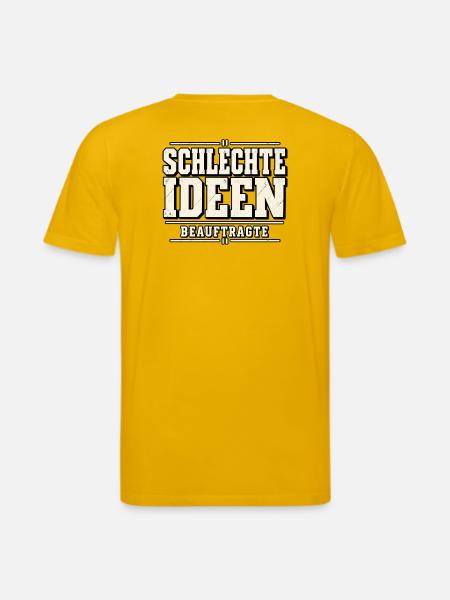 Schlechte Ideen Beauftragte – Polterabend - Stanley/Stella Unisex Bio-T-Shirt CREATOR - Spektralgelb