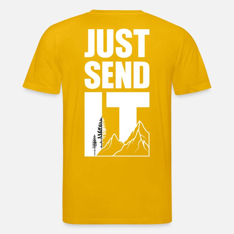 Just Send It - White - Stanley/Stella Unisex Bio-T-Shirt CREATOR  - Spektralgelb