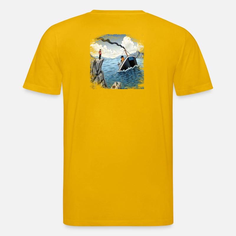 Satire Schweizer Neutralitat - Stanley/Stella Unisex Bio-T-Shirt CREATOR - Spektralgelb