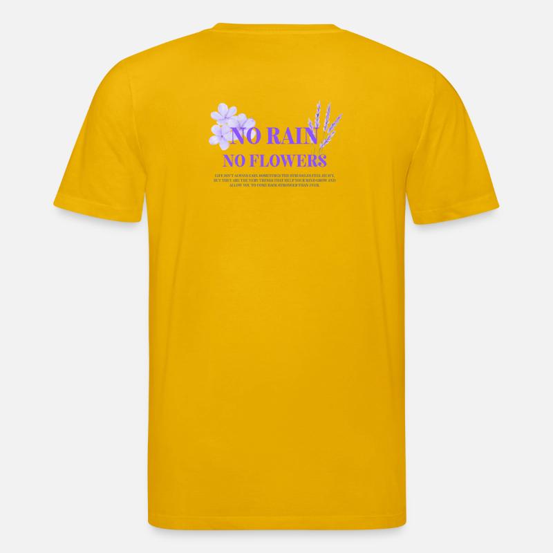 Pas de pluie, pas de fleurs - T-shirt bio CREATOR Stanley/Stella Unisexe - jaune spectre