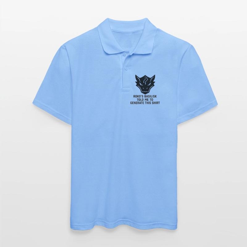 Generated by the Basilisk Männer Poloshirt