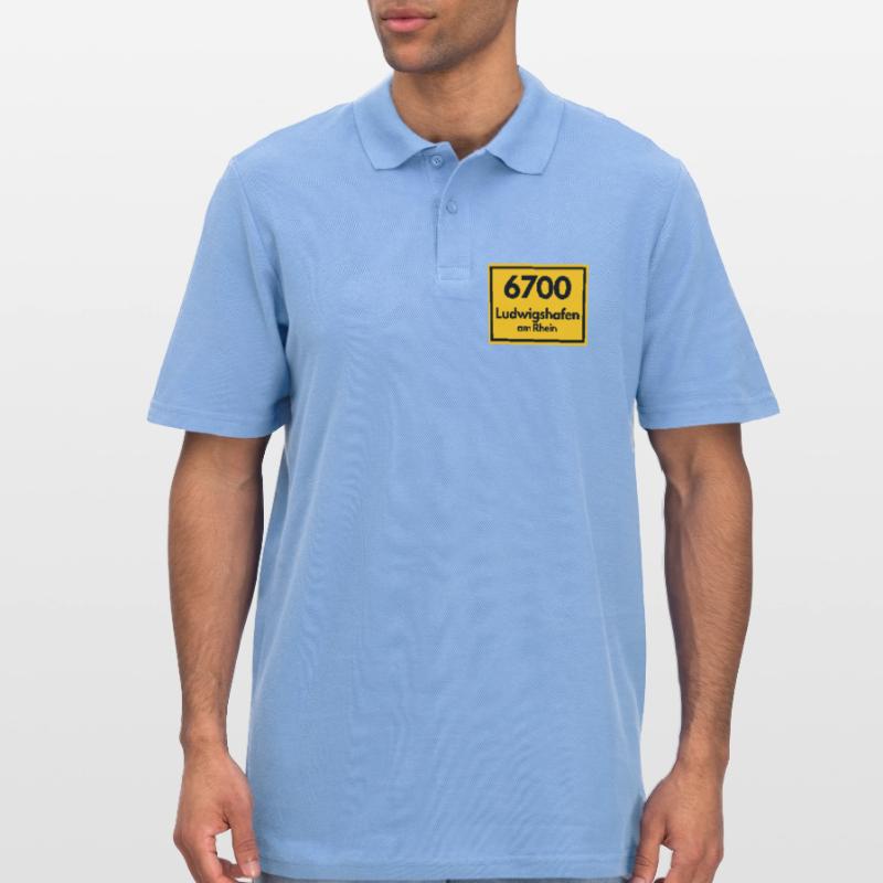 OLD POSTCODE POSTCODE RETRO 6700 LUDWIGSHAFEN Men's Polo Shirt