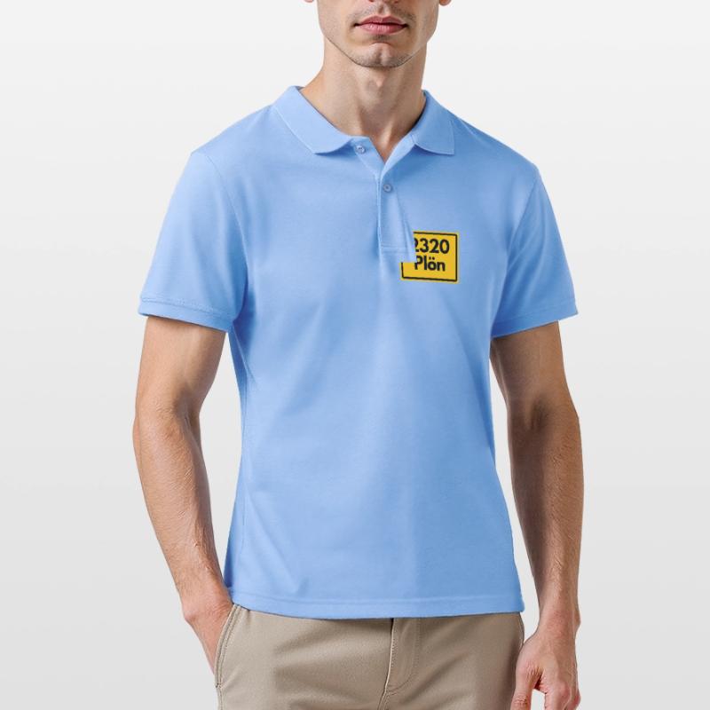 OLD POSTCODE POSTCODE RETRO 2320 PLÖN SEENPARADIES Men's Polo Shirt