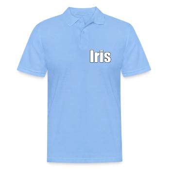 Iris - Männer Poloshirt - Himmelblau - Vorne - Jaron (178cm)