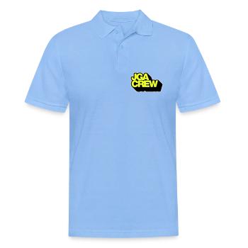 Bachelor Party Crew 3D - Men's Polo Shirt - sky blue - Front - Jaron (178cm)