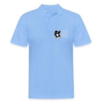 Recovery Is Badass Pinguin Dabbing Dab Dance Pose - Männer Poloshirt - Himmelblau - Vorne - Jaron (178cm)