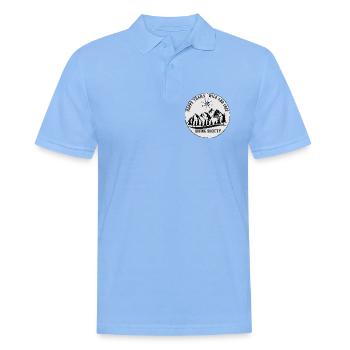 Wandern Wandern Verein Wandern Wandern Wandern Junges - Männer Poloshirt - Himmelblau - Vorne - Jaron (178cm)