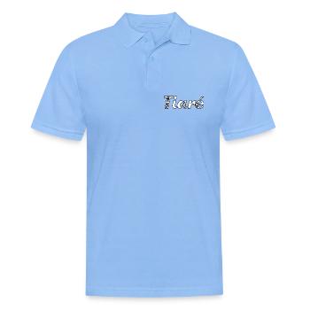 Tiaré - Männer Poloshirt - Himmelblau - Vorne - Jaron (178cm)