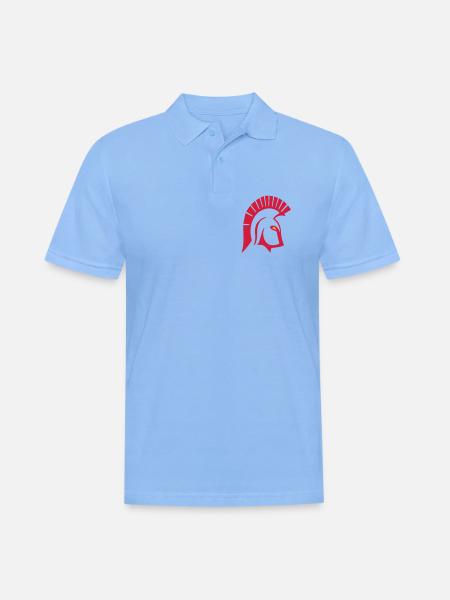 Trojan - Männer Poloshirt - Himmelblau