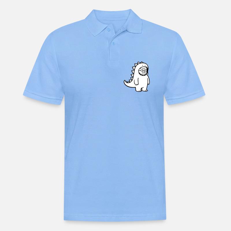 Karnevalmuffel Opa - Männer Poloshirt - Himmelblau