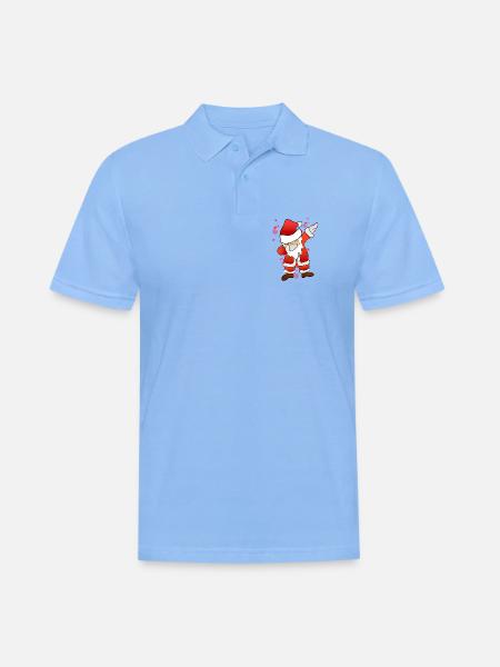 Dabbing Nicholas - Men's Polo Shirt - sky blue