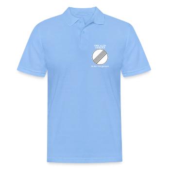 Ende aller Ausreden - Ab hier wird gemacht - Männer Poloshirt - Himmelblau - Vorne - Jaron (178cm)