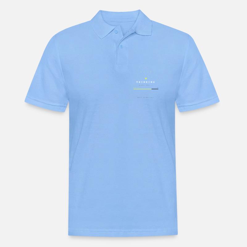 BRAIN.EXE IS LOADING - Polo Homme - bleu ciel