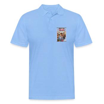 Sternzeichen Waage -  Humor für Unentschlossene - Männer Poloshirt - Himmelblau - Vorne - Jaron (178cm)