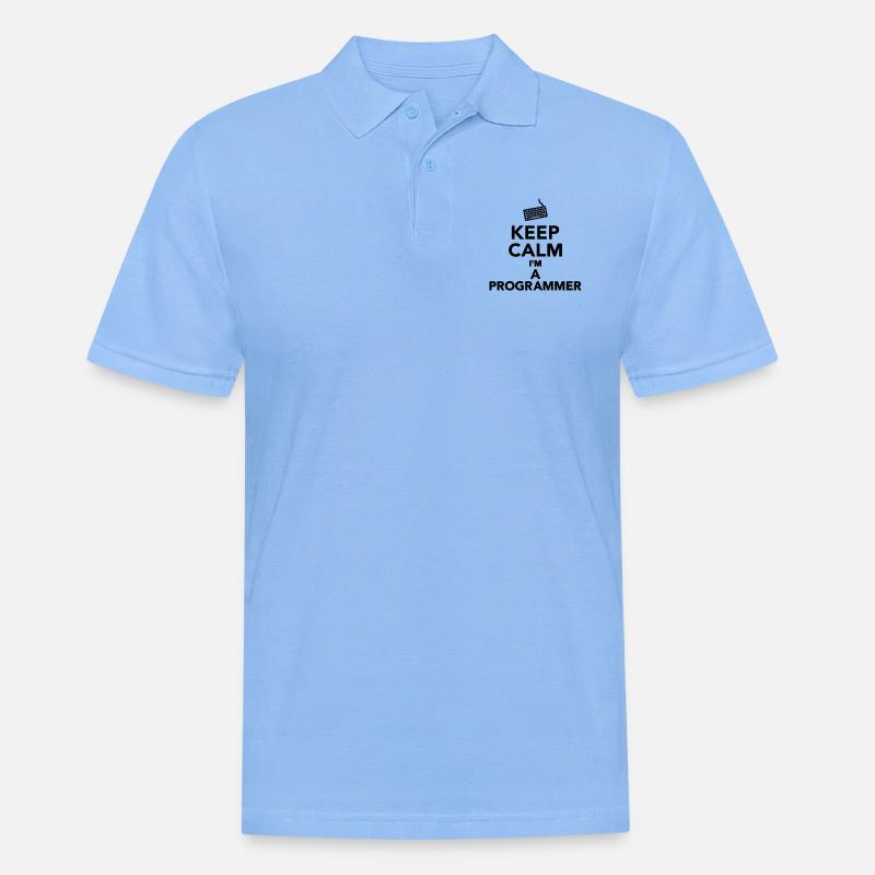 Programmierer - Männer Poloshirt - Himmelblau