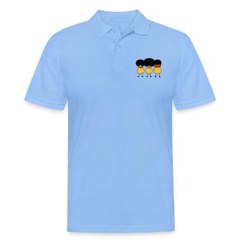 Funky Chicks - Männer Poloshirt - Himmelblau - Vorne - Jaron (178cm)
