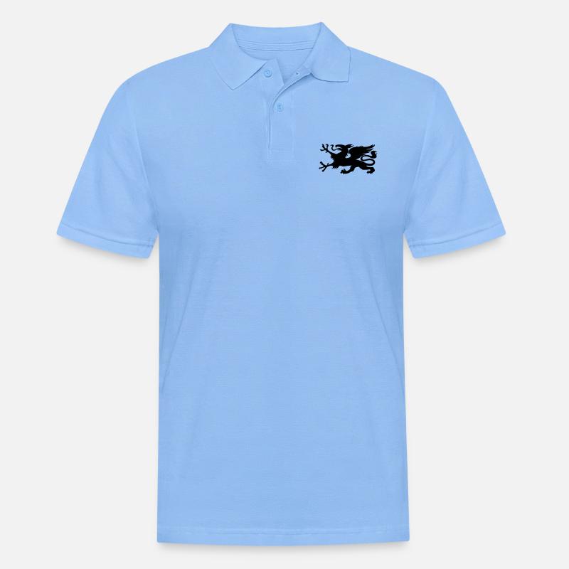 HRO Greif - Männer Poloshirt - Himmelblau
