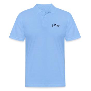 Cricket - Men's Polo Shirt - sky blue - Front - Jaron (178cm)