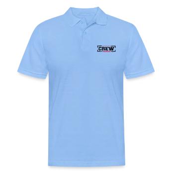 Crew Member Design - Polo Homme - bleu ciel - Devant - Jaron (178cm)