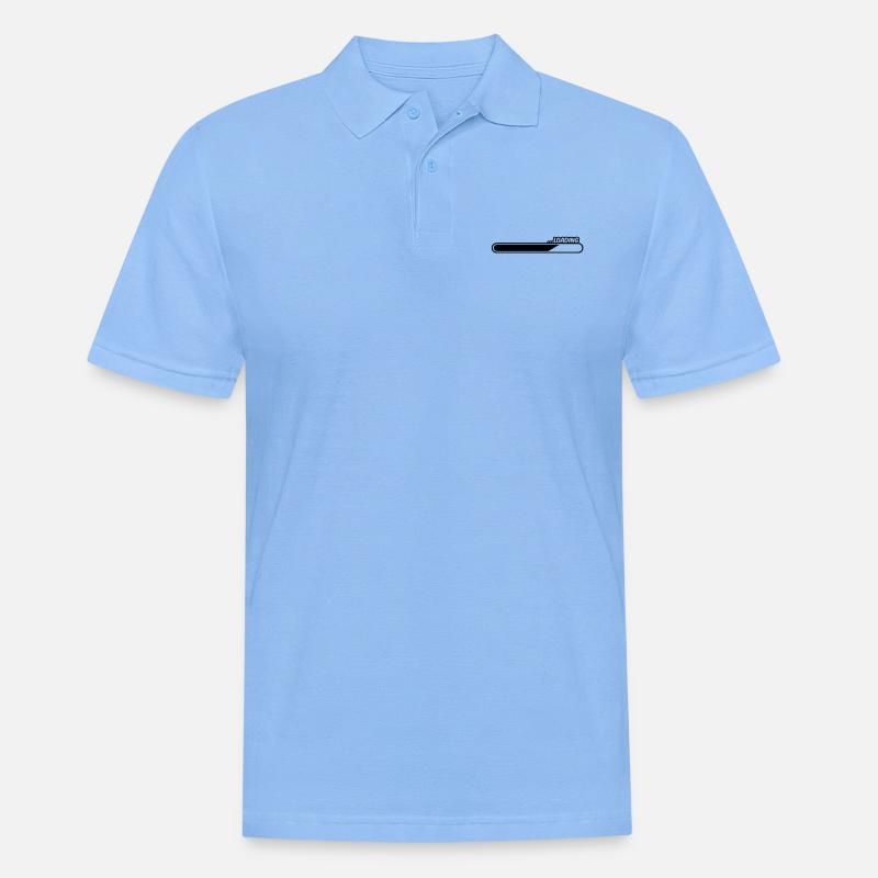 loading_ay1 - Men's Polo Shirt - sky blue