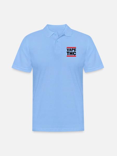 Vape THC - Men's Polo Shirt - sky blue