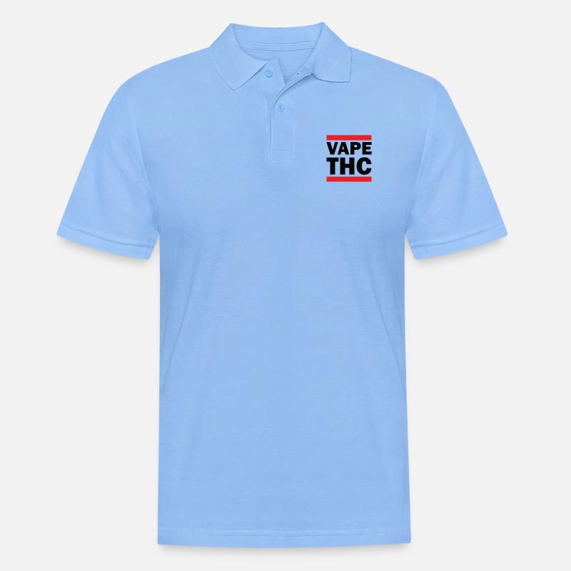 Vape THC - Men's Polo Shirt - sky blue