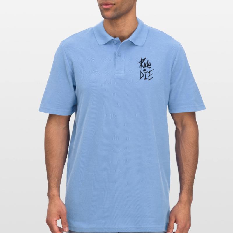 reite oder stirb Männer Poloshirt
