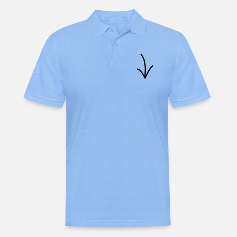 Das Kind bin ich! - Männer Poloshirt - Himmelblau