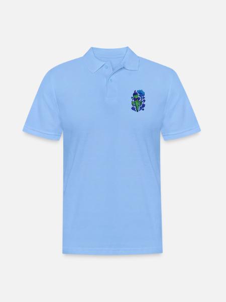Joint Venture - Männer Poloshirt - Himmelblau