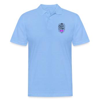 Voyage Filles Vacances Voyage Filles - Polo Homme - bleu ciel - Devant - Jaron (178cm)