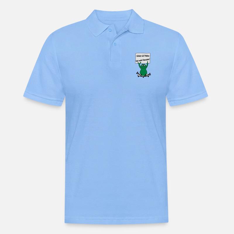 Ranocchio - Polo da uomo - azzurro